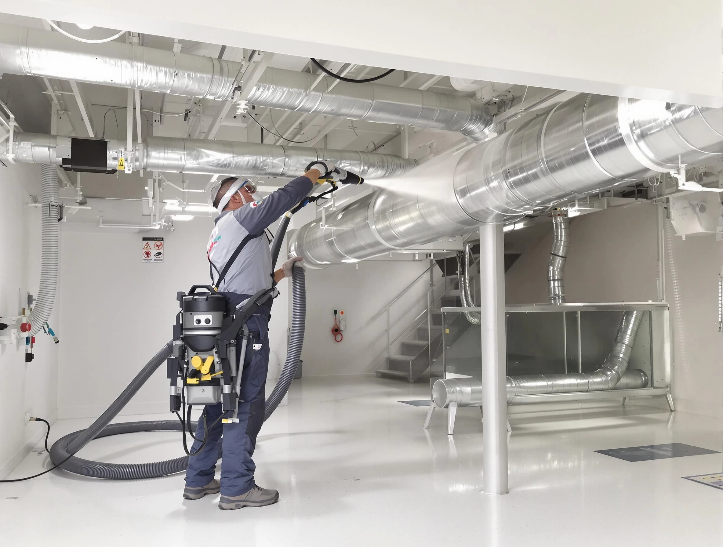 Professional central duct cleaning by Sandy Springs Air Duct Cleaning in Sandy Springs