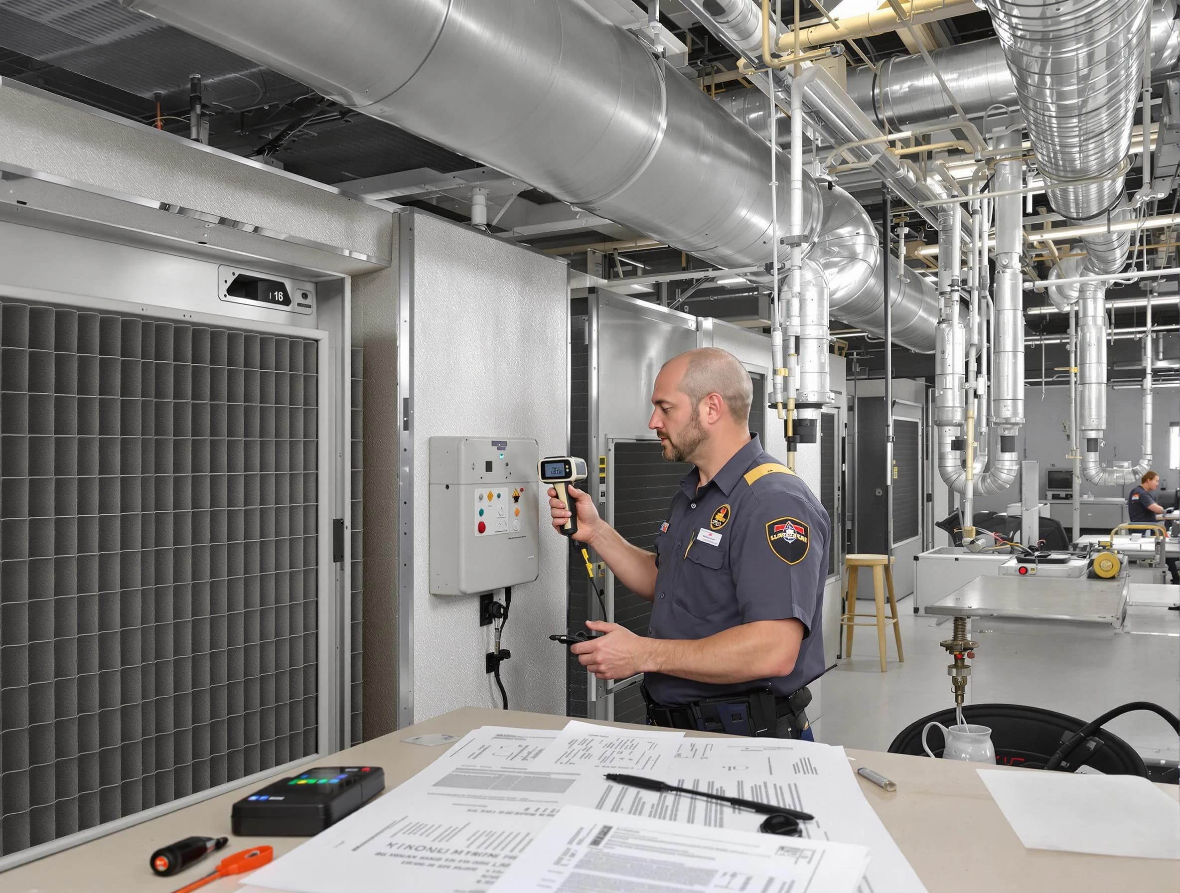 Professional filter system inspection by Sandy Springs Air Duct Cleaning in Sandy Springs