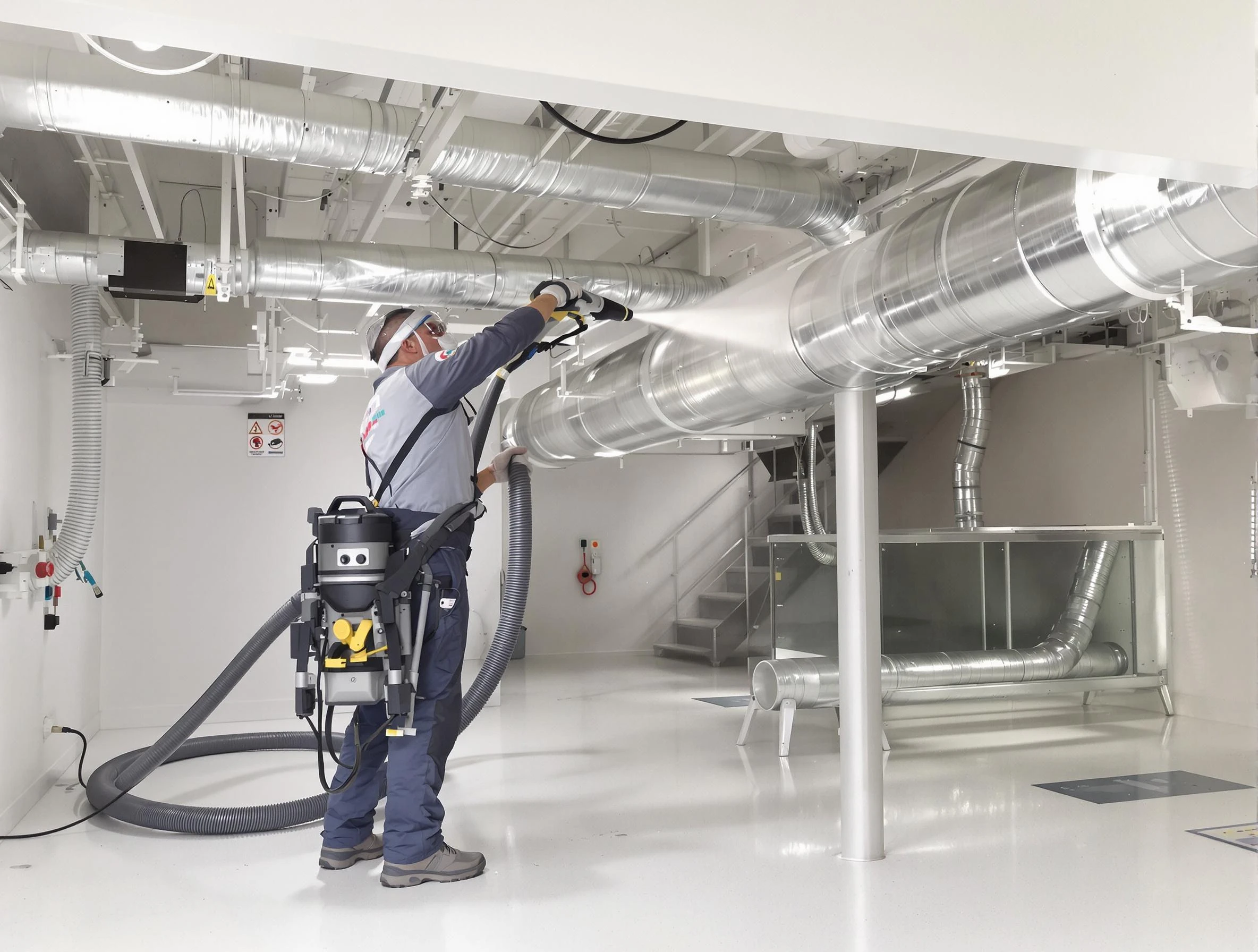 Professional central duct cleaning by Sandy Springs Air Duct Cleaning in Sandy Springs