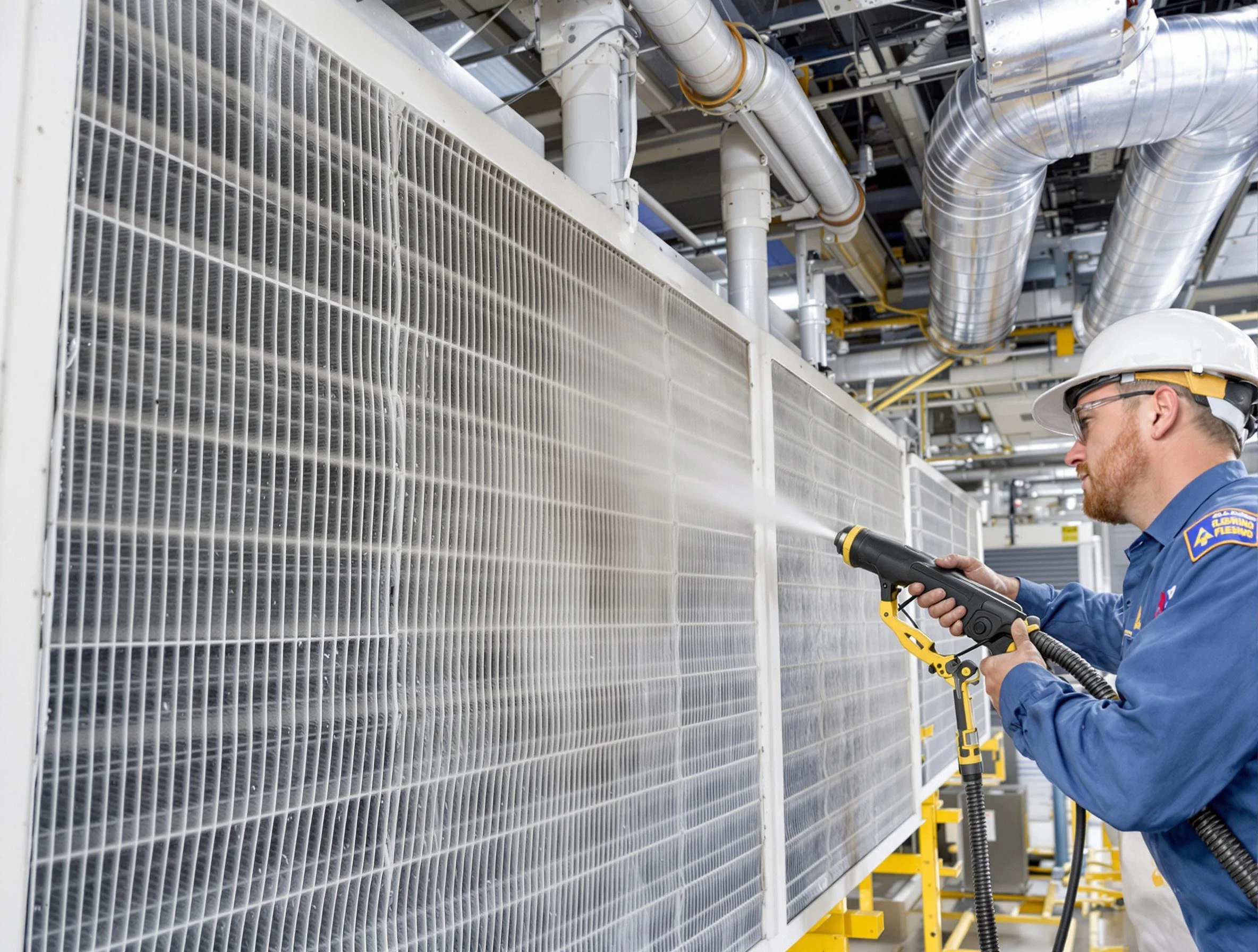 Professional commercial coil cleaning by Sandy Springs Air Duct Cleaning in Sandy Springs