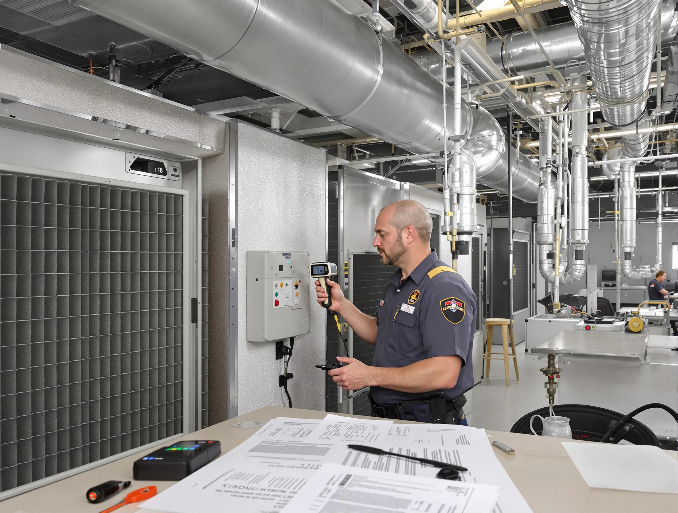 Professional filter system inspection by Sandy Springs Air Duct Cleaning in Sandy Springs