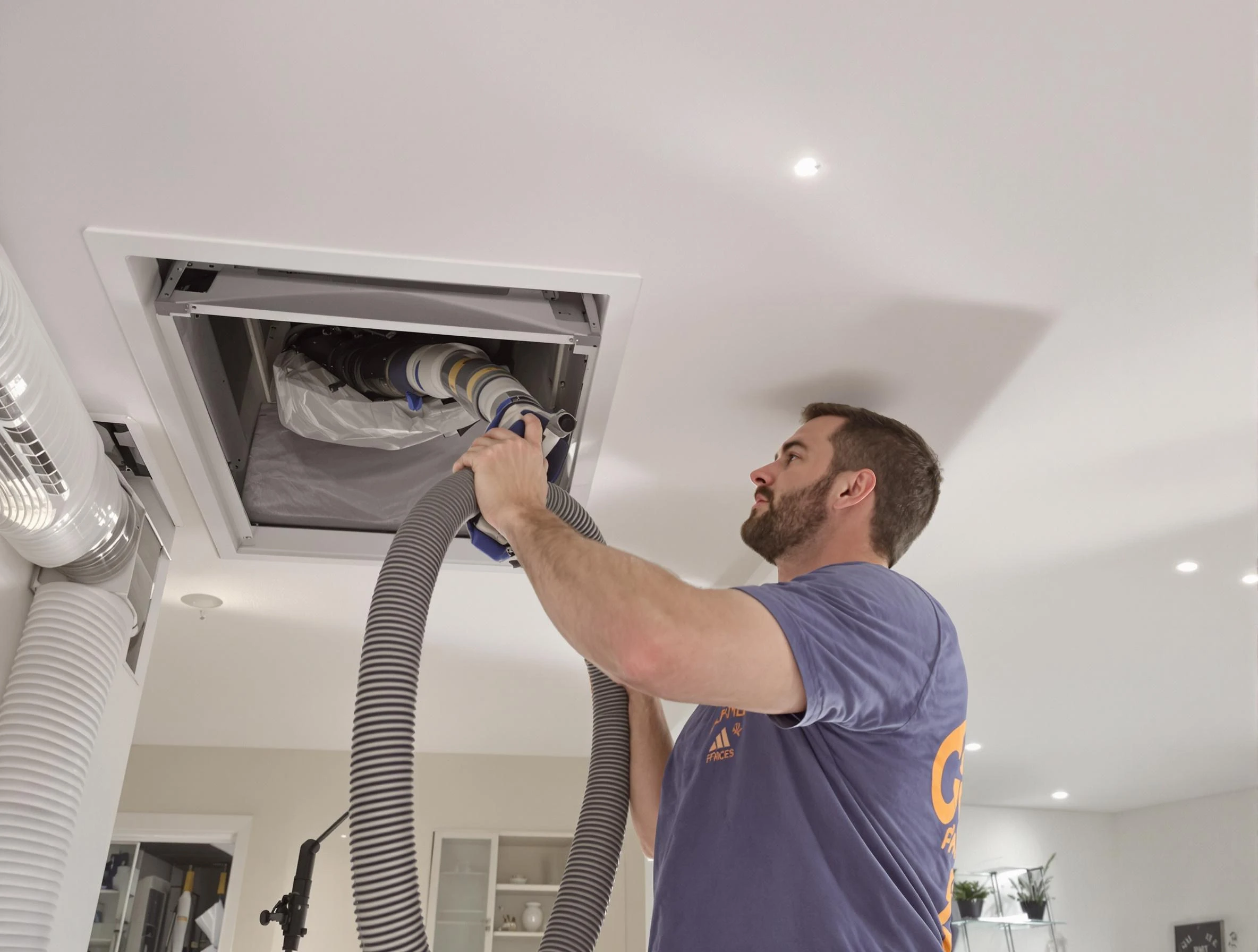 Precision indoor duct cleaning by Sandy Springs Air Duct Cleaning in Sandy Springs