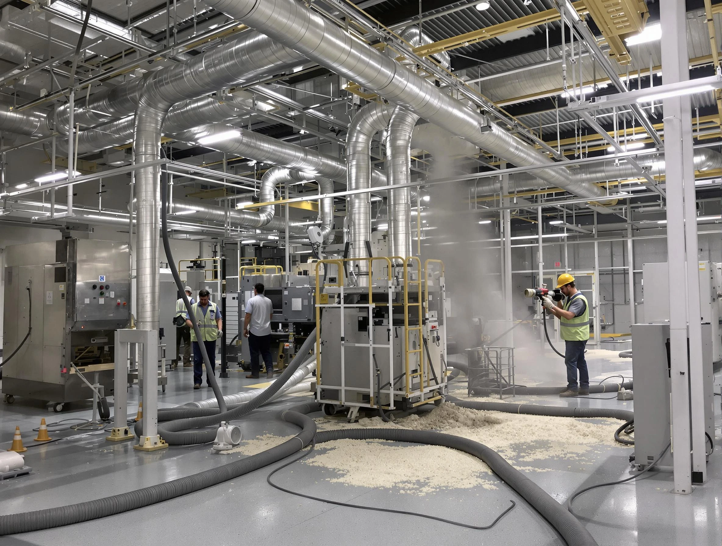 Heavy-duty industrial duct cleaning by Sandy Springs Air Duct Cleaning in Sandy Springs